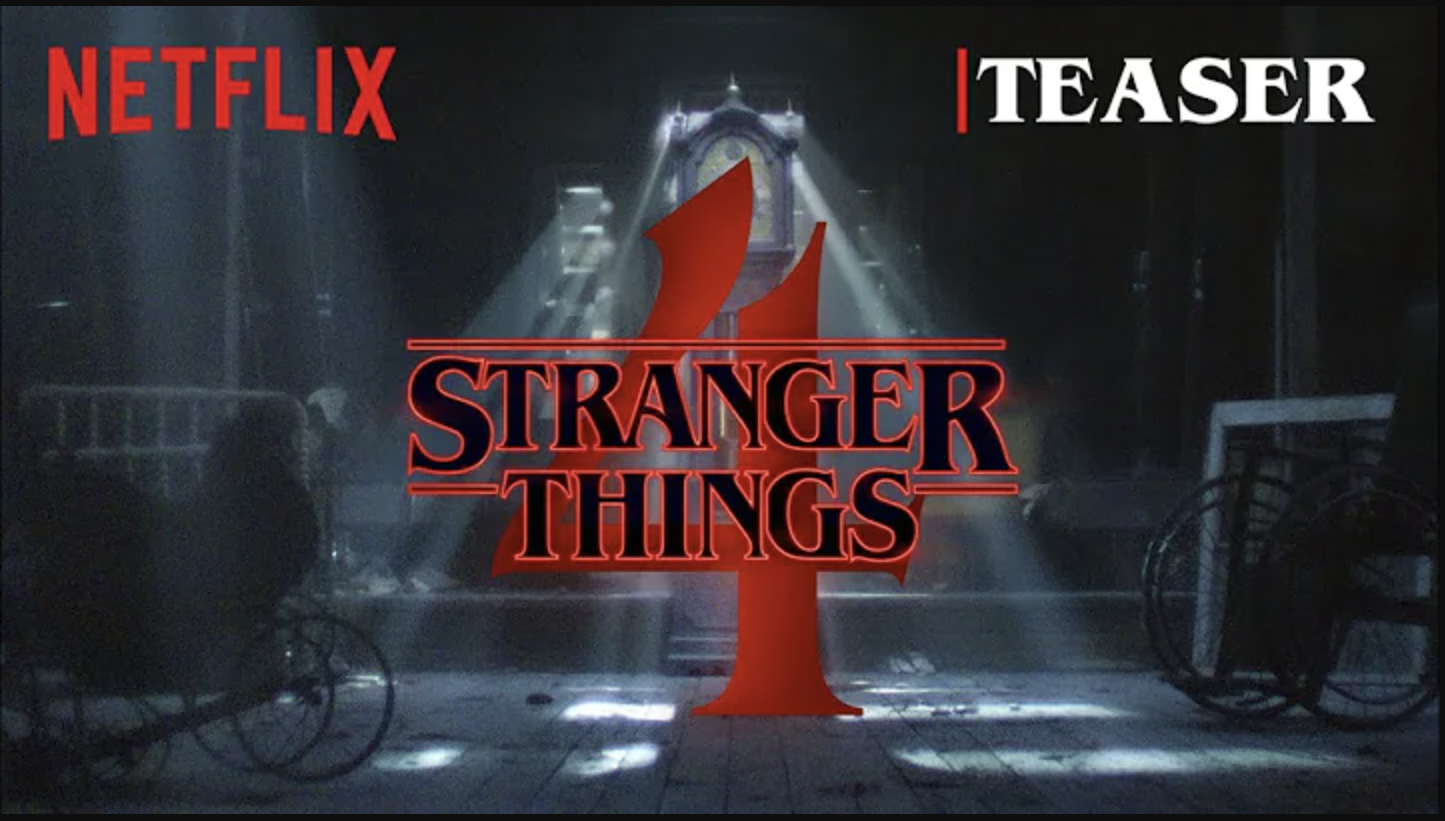 The 'Stranger Things' Season 4 logo. Some fans think the show will release a new trailer on Stranger Things Day.