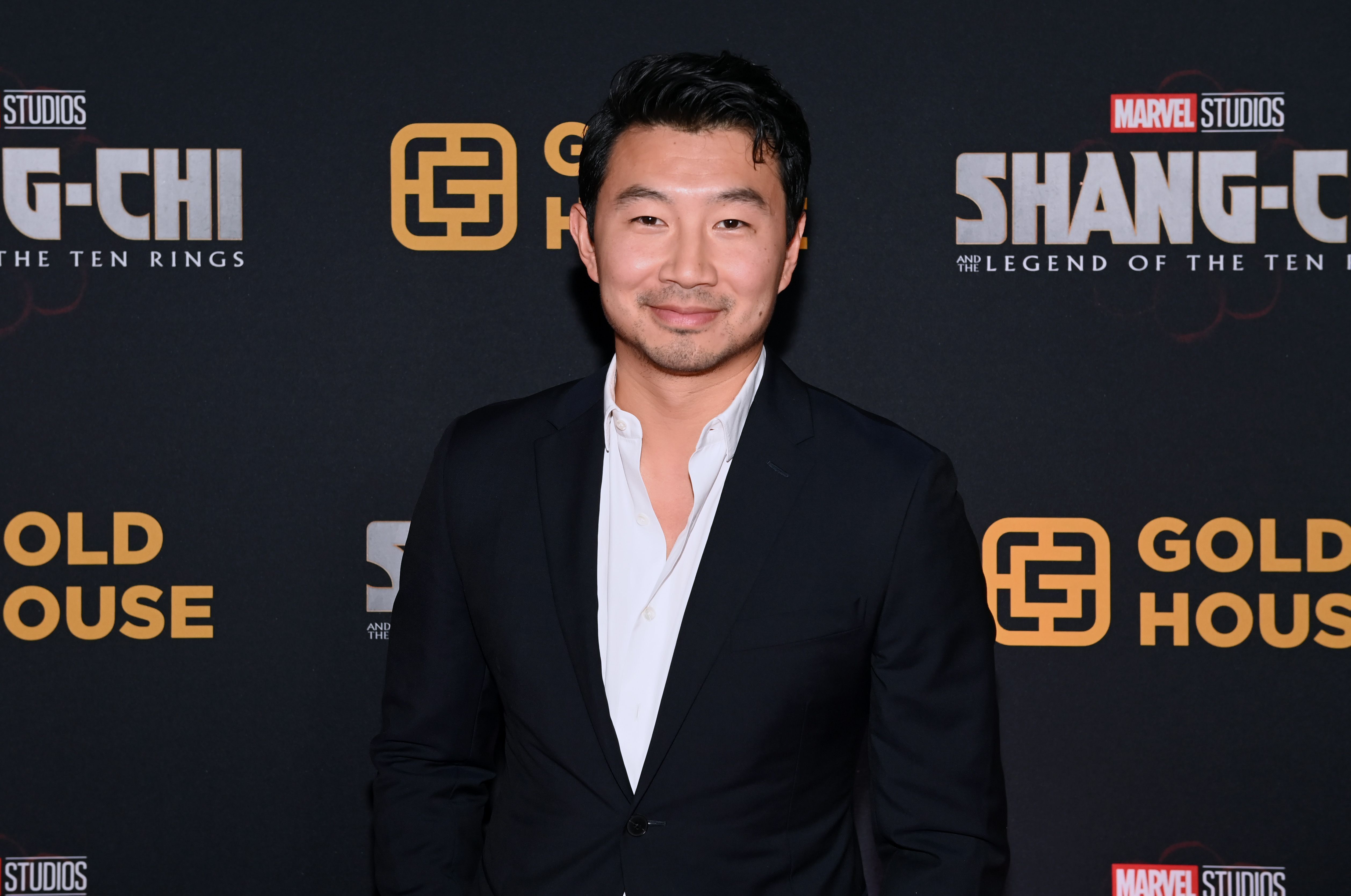 Simu Liu attends the Toronto Premiere of 'Shang-Chi and the Legend of the Ten Rings' at Shangri-La Hotel