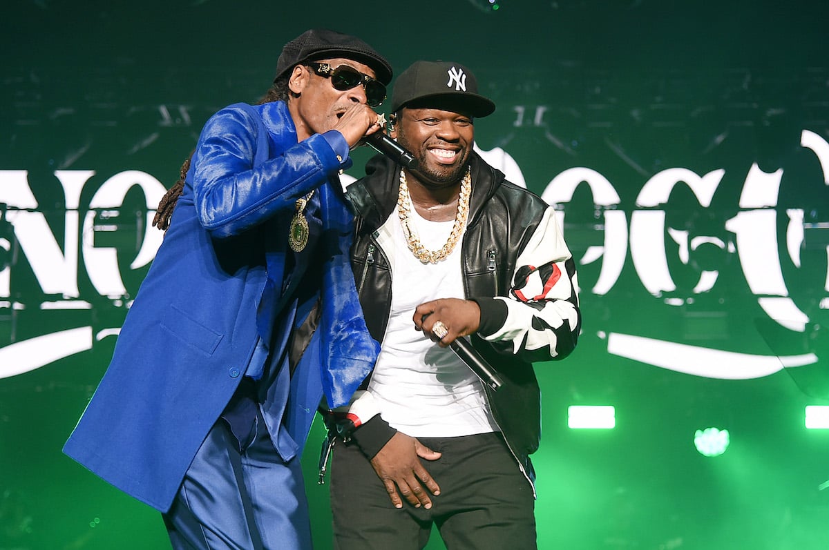 Snoop Dogg and Curtis "50 Cent" Jackson perform onstage at STARZ Madison Square Garden "Power" Season 6 Red Carpet Premiere, Concert, and Party