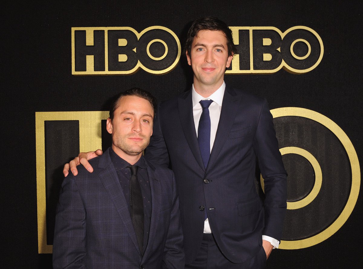 Kieran Culkin and Nicholas Braun arrive at HBO's Official 2018 Emmy After Party