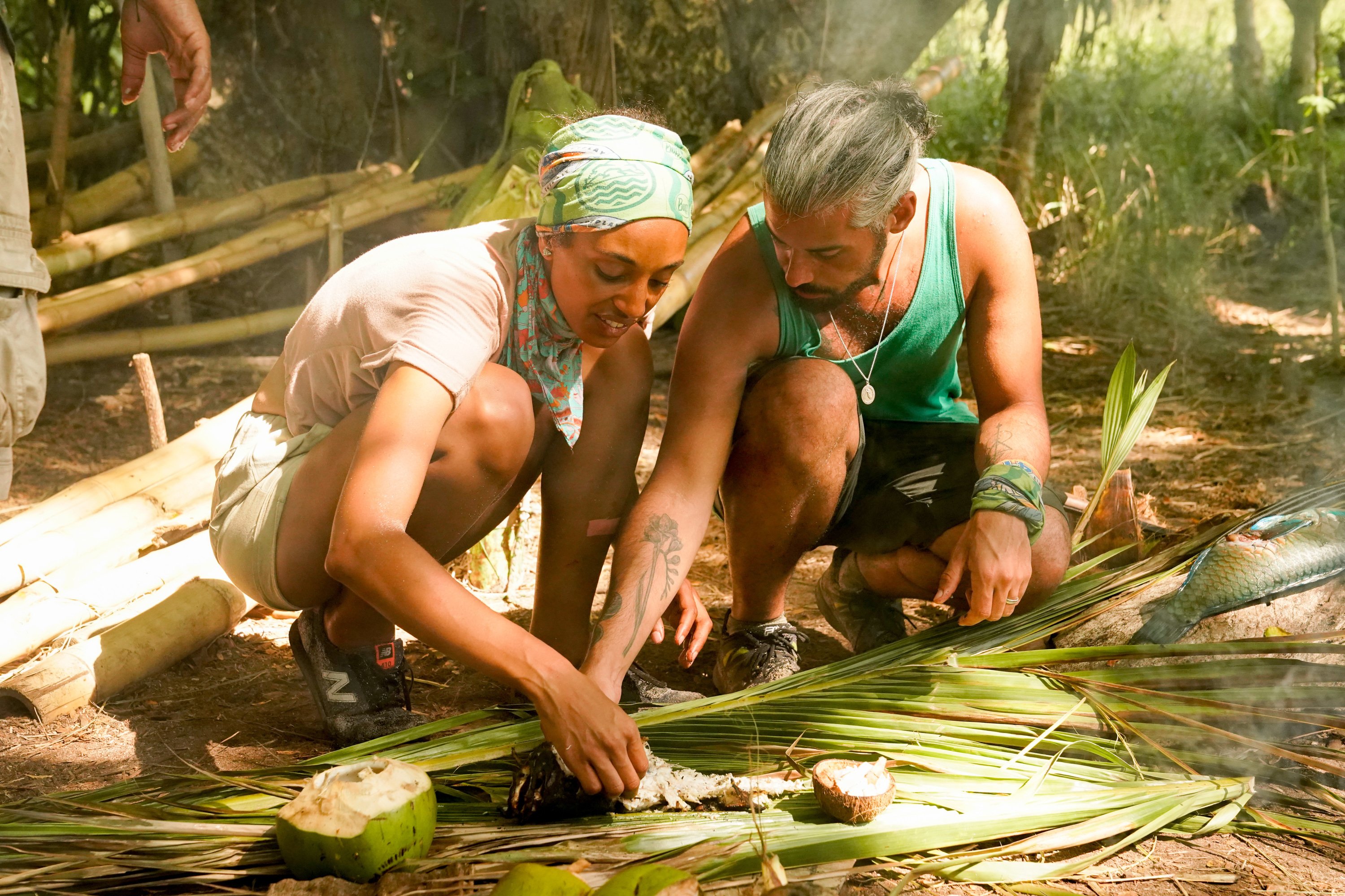 Shantel Smith and Ricard Foyé on 'Survivor 41'