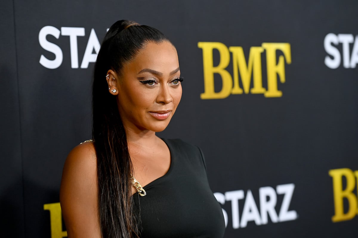 TV personality La La Anthony attends the BMF world premiere screening in 2021