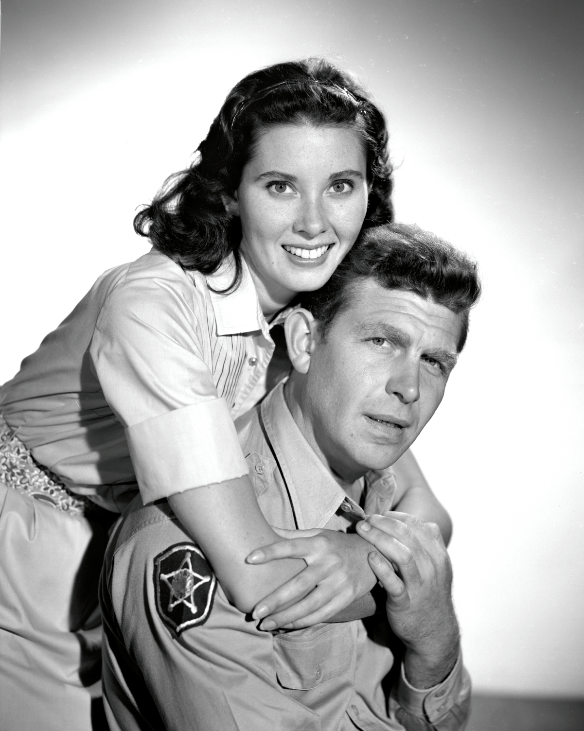 'The Andy Griffith Show' cast mates Elinor Donahue and Andy Griffith in 1960