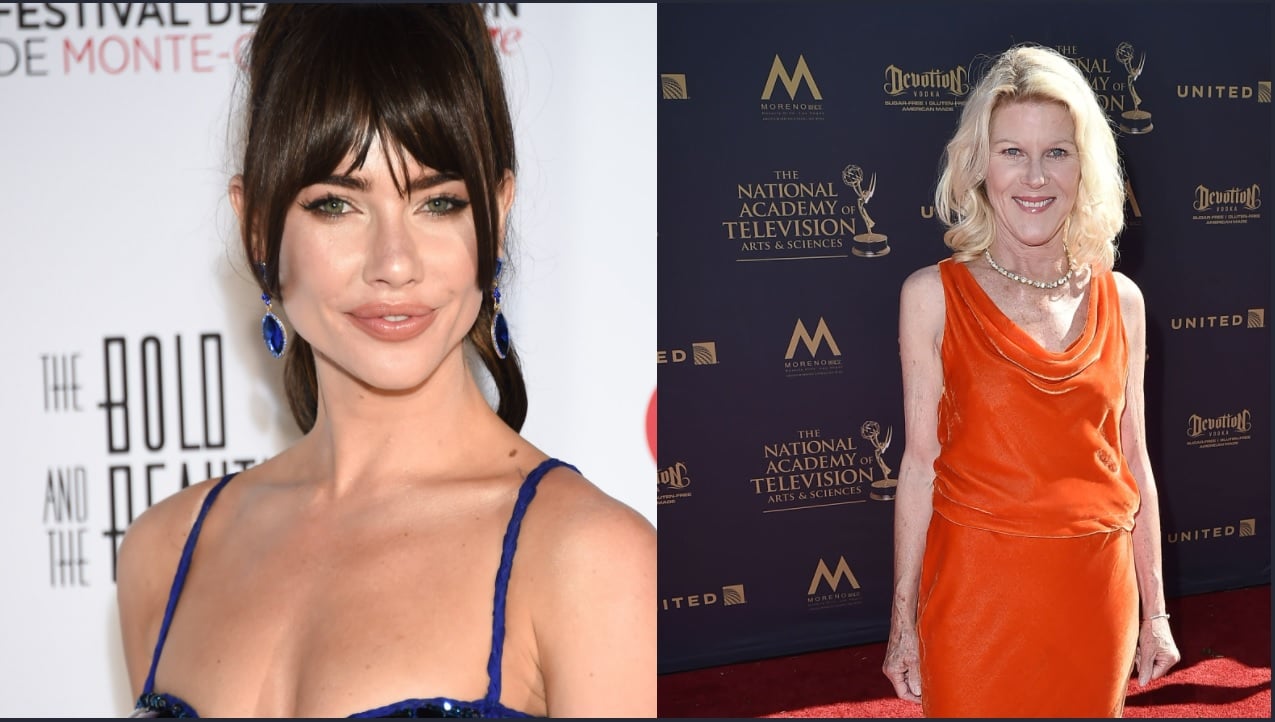 The Bold and the Beautiful news roundup focuses on Jacqueline MacInnes Wood, L, and Alley Mills, R