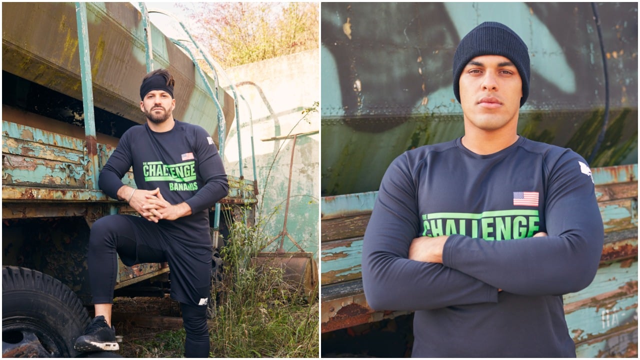 Johnny Devenanzio and Josh Martinez pose for 'The Challenge: Total Madness'