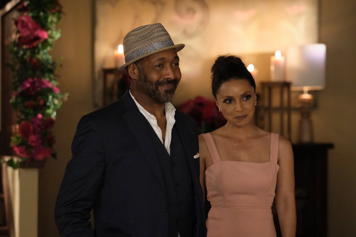 'The Flash' Season 8 stars Jesse L. Martin and Danielle Nicolet, in character as Joe and Cecile, stand side-by-side.