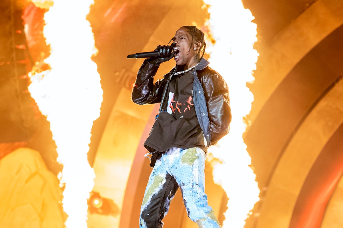 Travis Scott performs at the Astroworld Festival concert