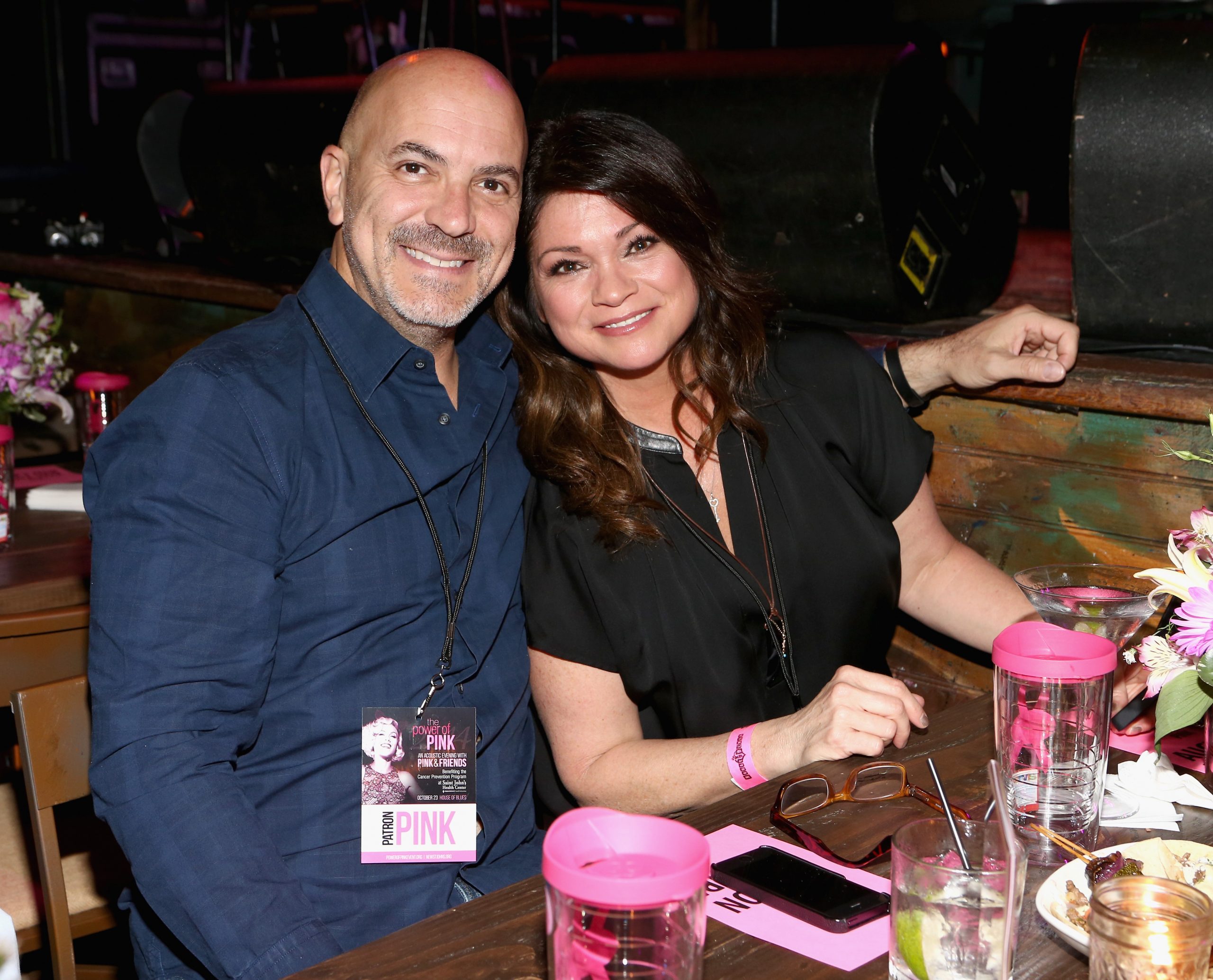 Valerie Bertinelli and husband Tom Vitale smile for the camera in 2014.
