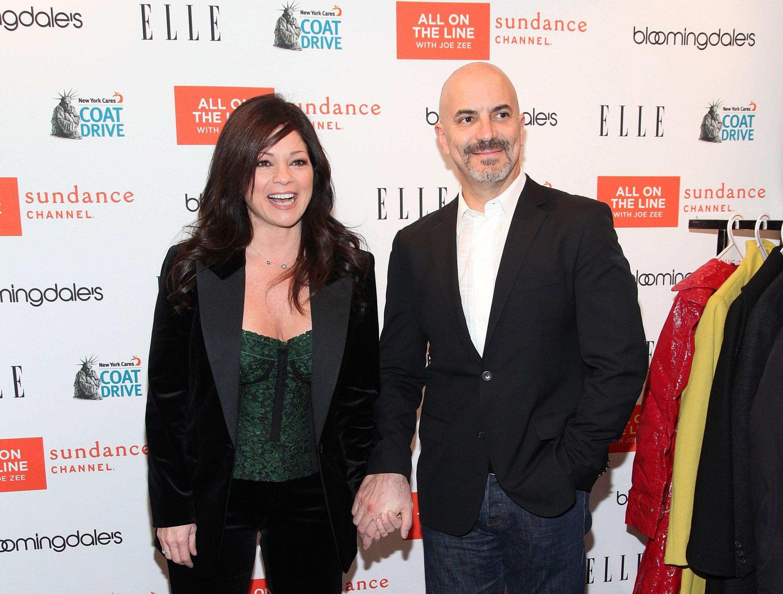 Actor and Food Network host Valerie Bertinelli with her husband Tom Vitale in 2011.