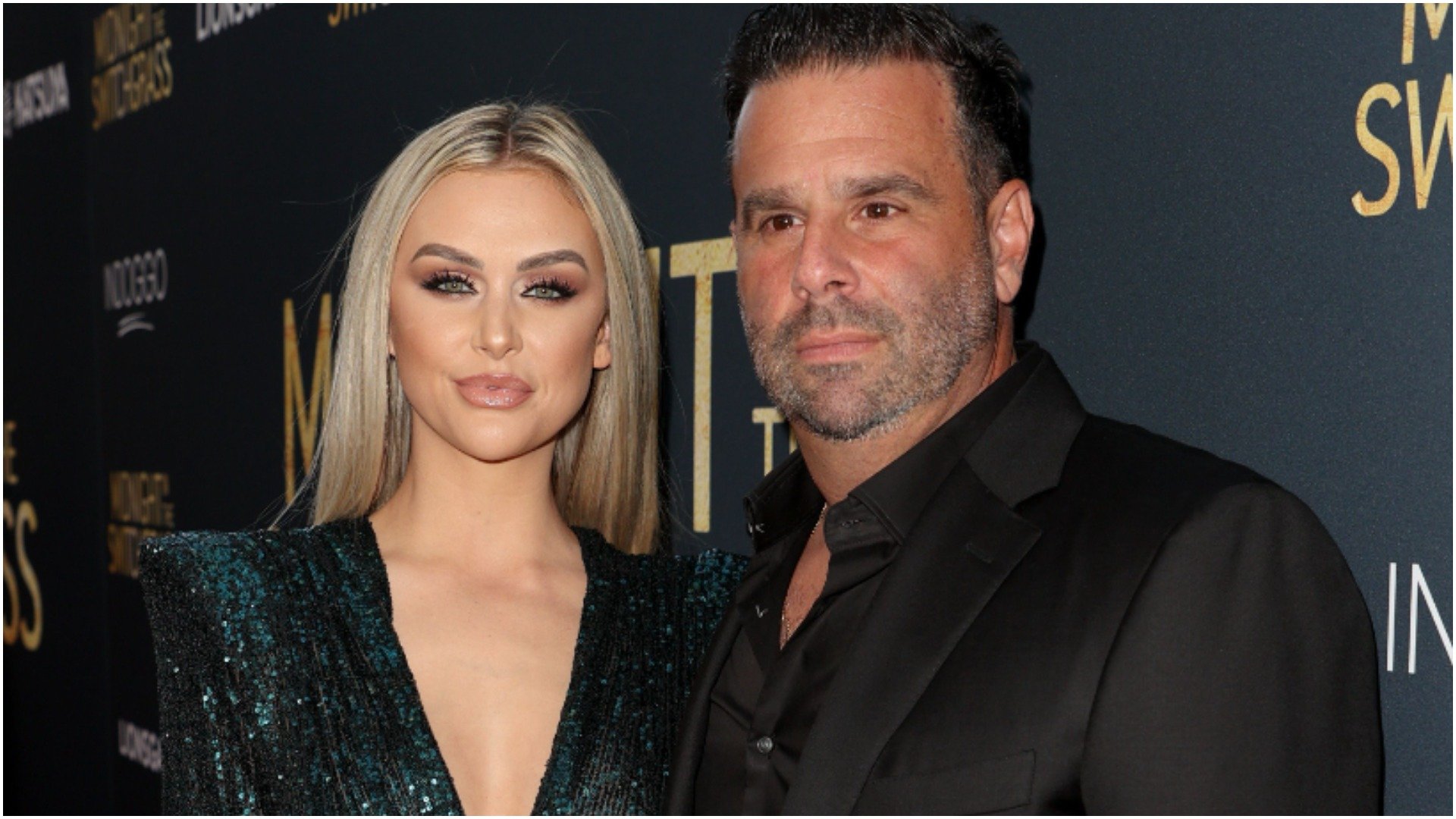 Lala Kent and Randall Emmett from Vanderpump Rules arrive at his movie premiere this summer