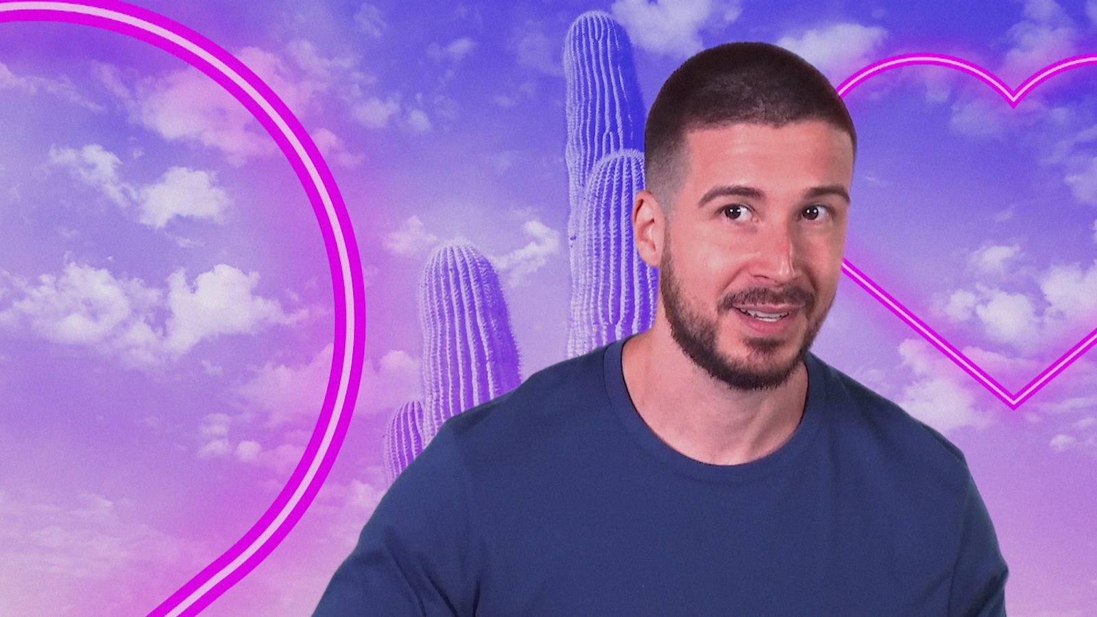 Vinny Guadagnino talks about the 'dream woman' he wants a relationship with in an interview in 'Double Shot at Love' on MTV