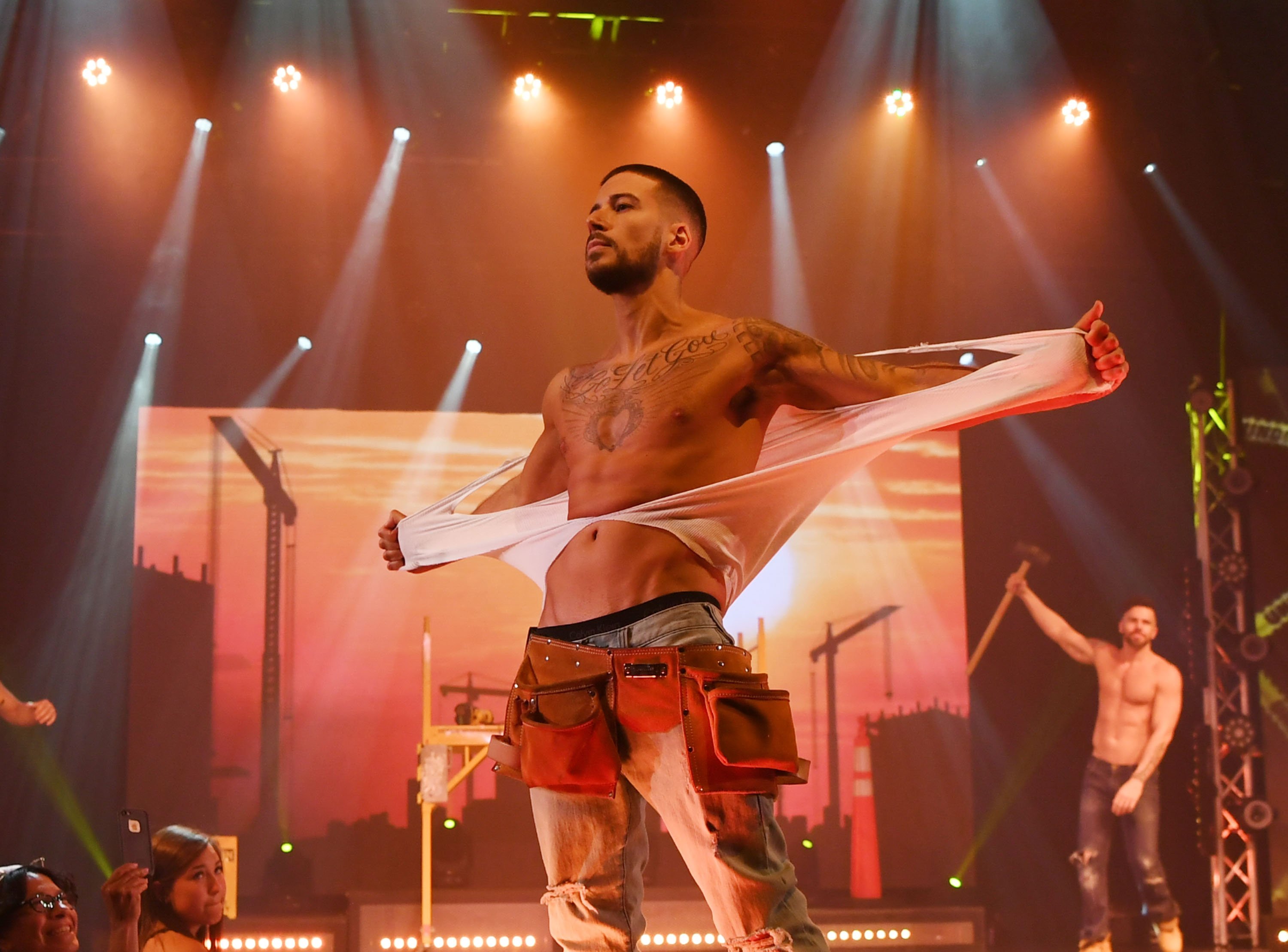 Vinny Guadagnino performing at Chippendales a la 'Magic Mike'