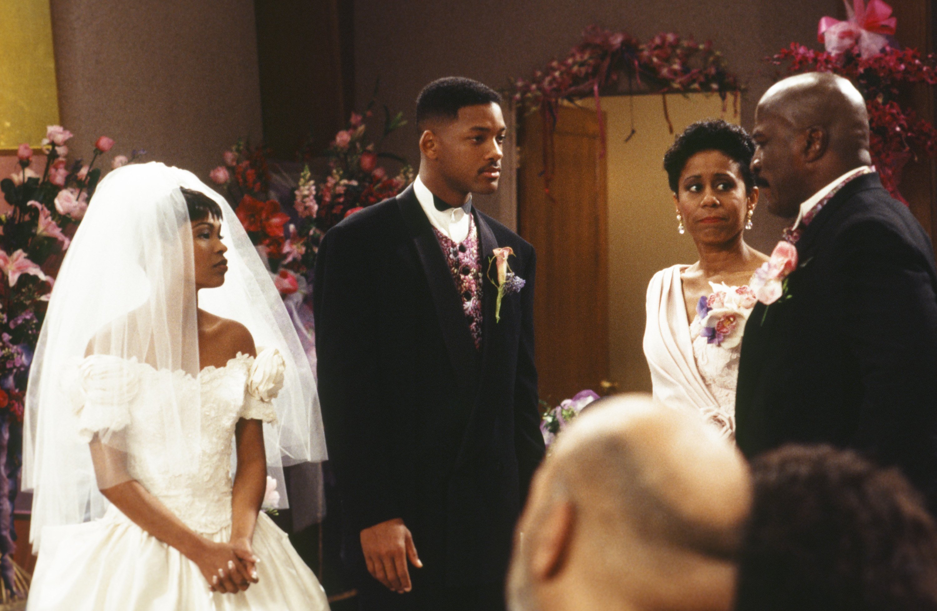 Will Smith faces John Amos at the 'Fresh Prince of Bel-Air' wedding