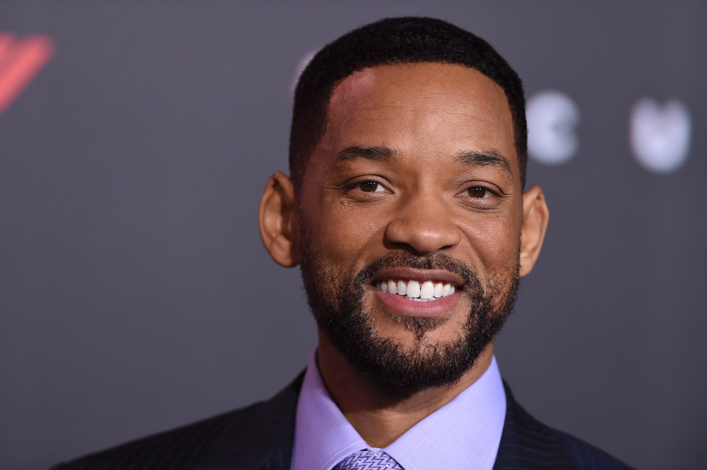 Will Smith smiles