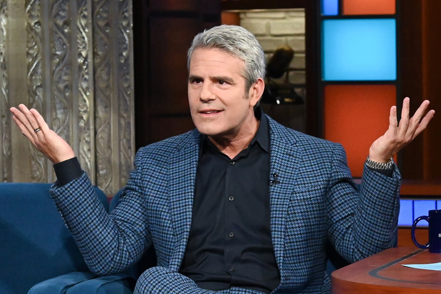 Andy Cohen looking confused