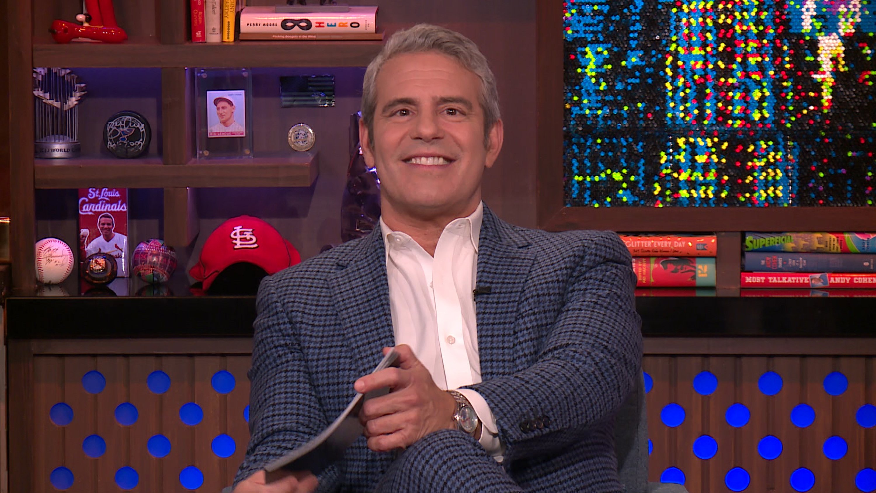 Andy Cohen smiling