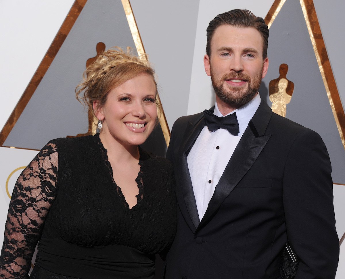 Chris Evans and one of his siblings, Carly Evans
