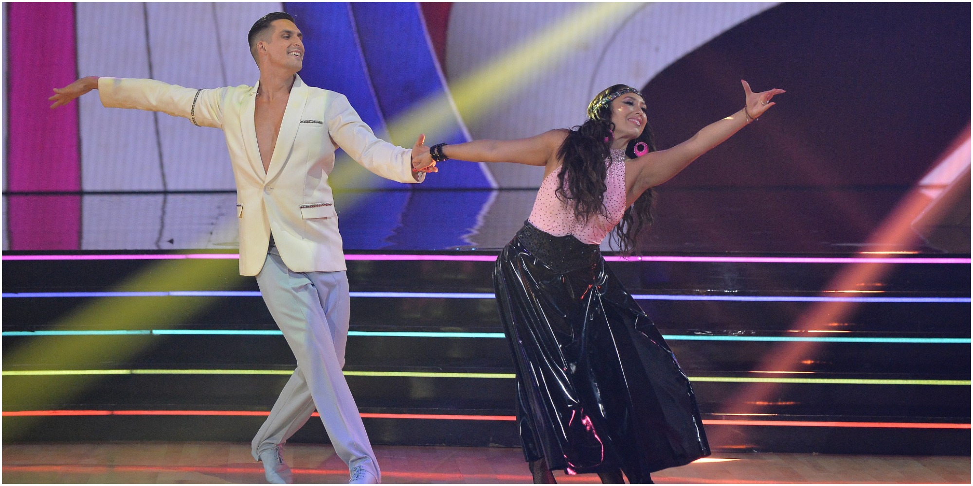 Cody Rigsby and Cheryl Burke perform during "Dancing with the Stars" Queen Night.