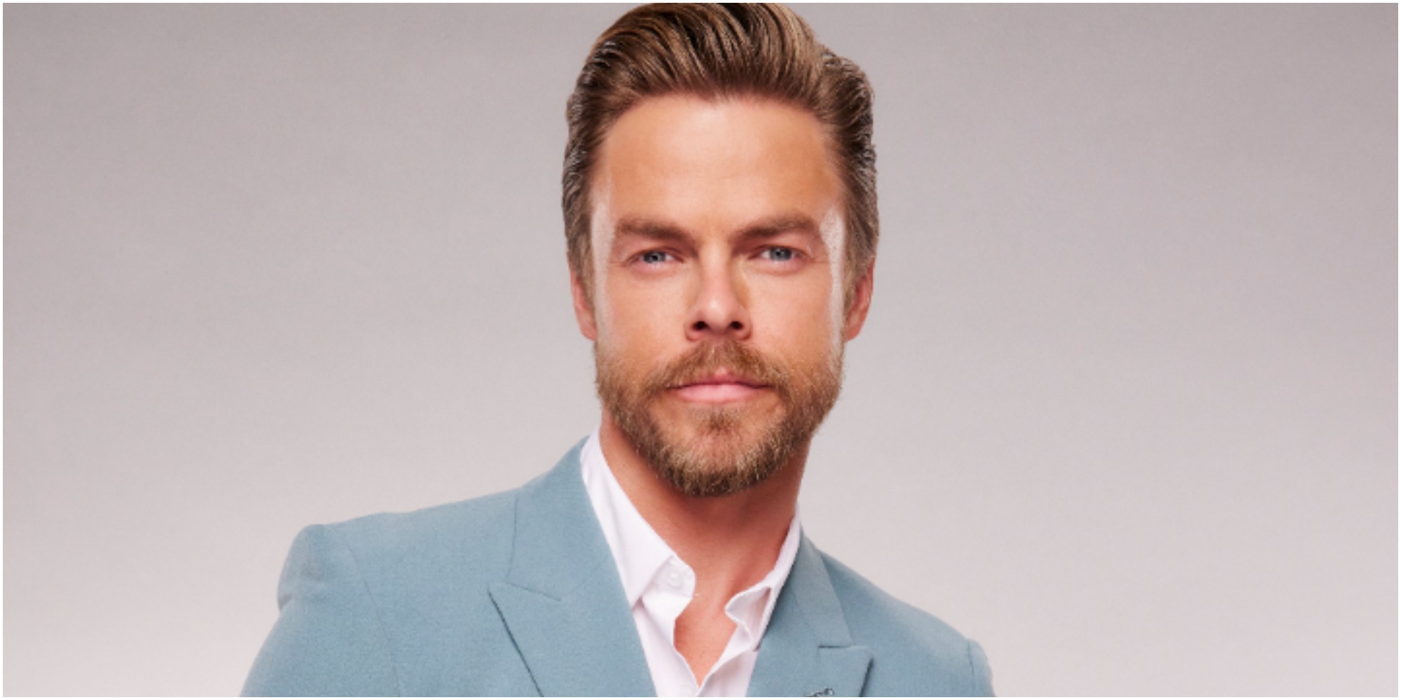 Derek Hough poses in a promotional photo for season 30 of "DWTS."