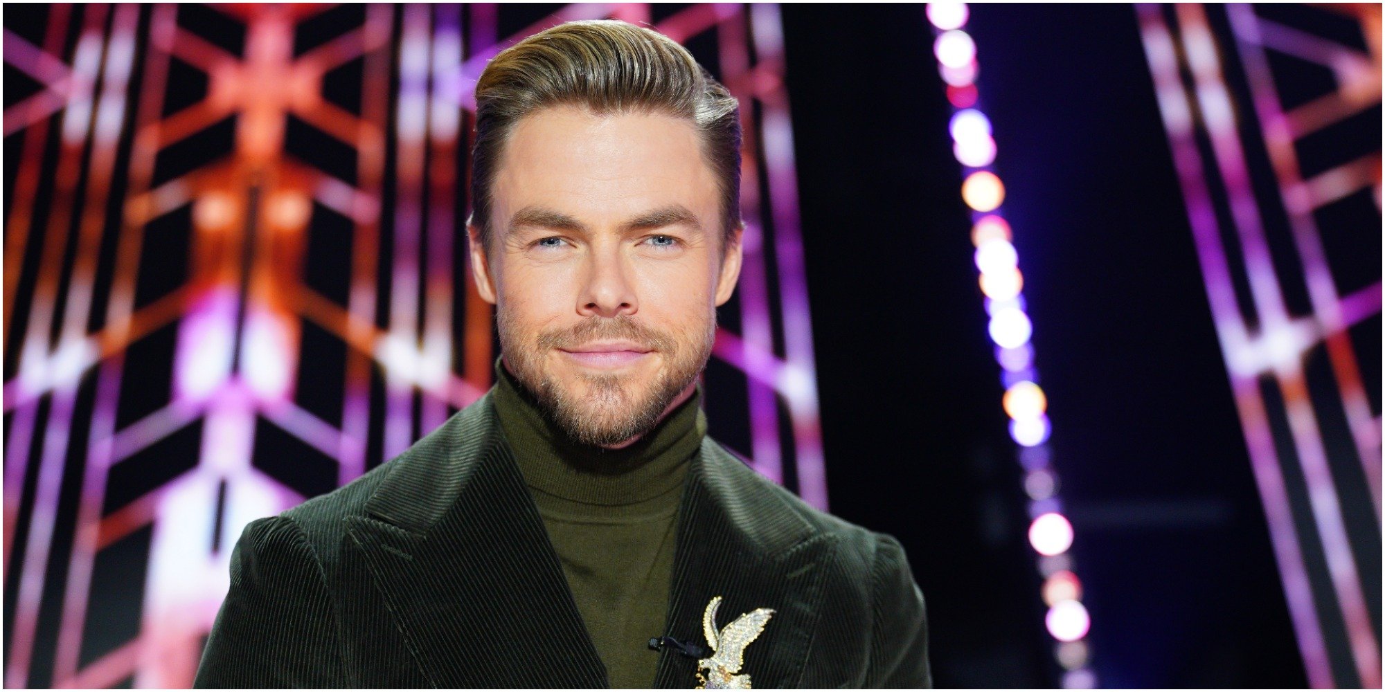 Derek Hough smiles for the camera in an ABC publicity photo.