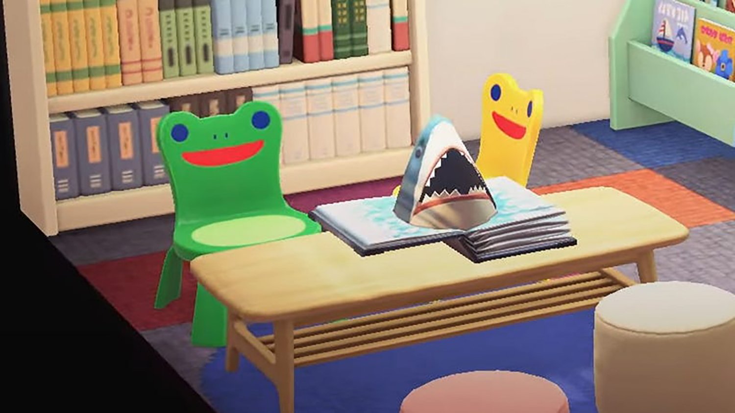 Froggy Chair in Animal Crossing: new Horizons