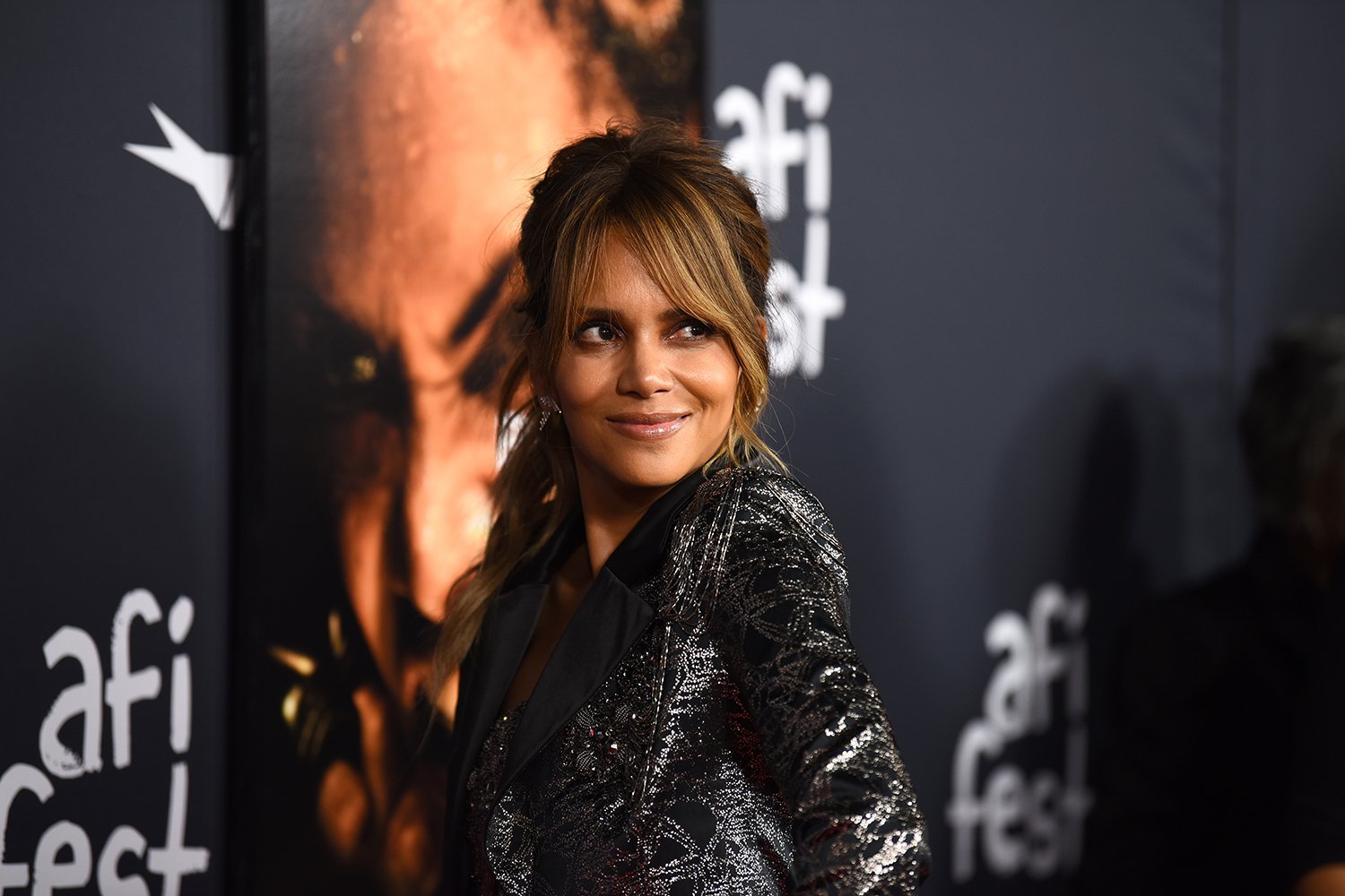 Catwoman star Halle Berry at the screening for her new film, Bruised