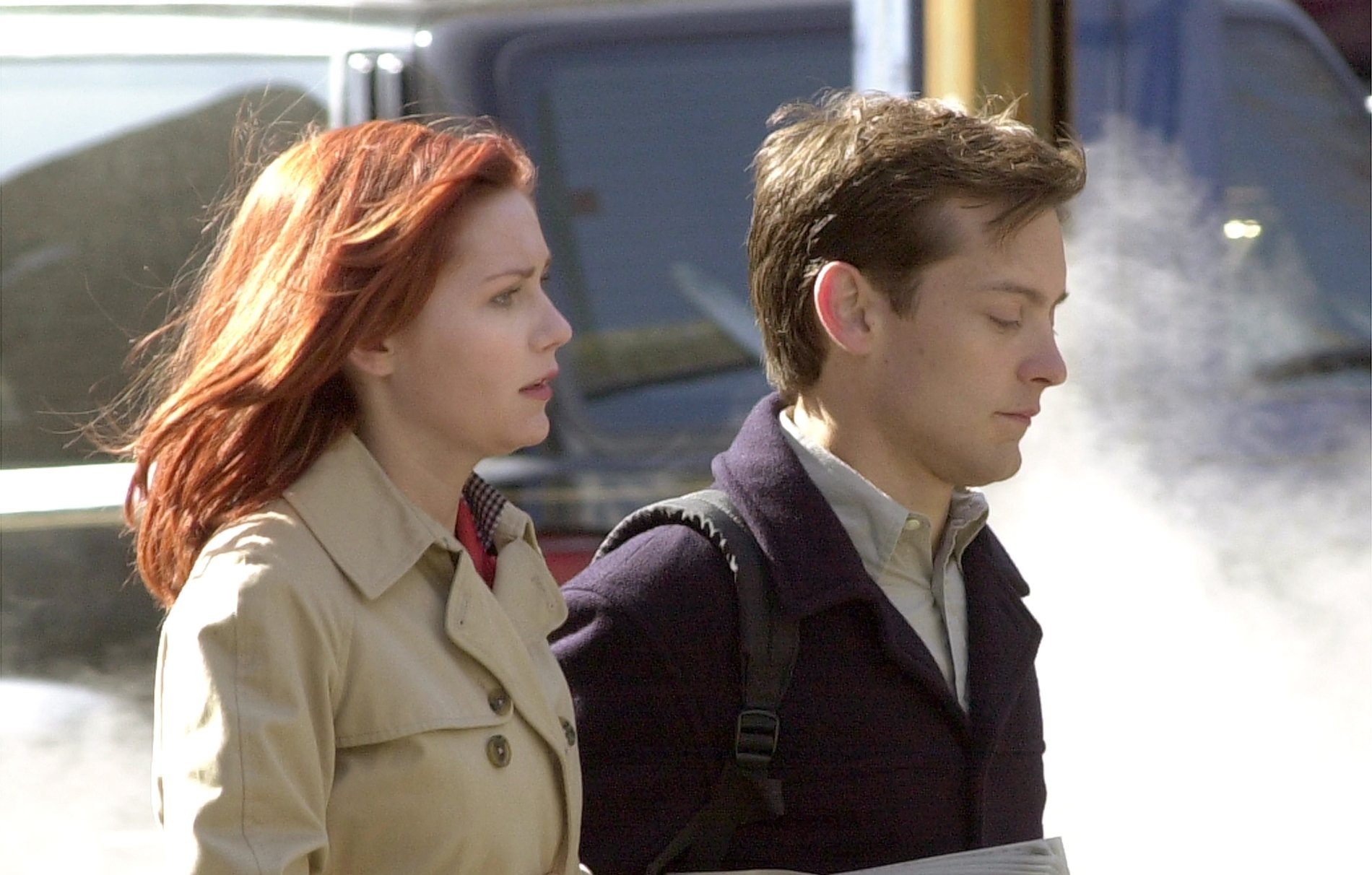 Kirsten Dunst and Tobey Maguire in 2001's 'Spider-Man'