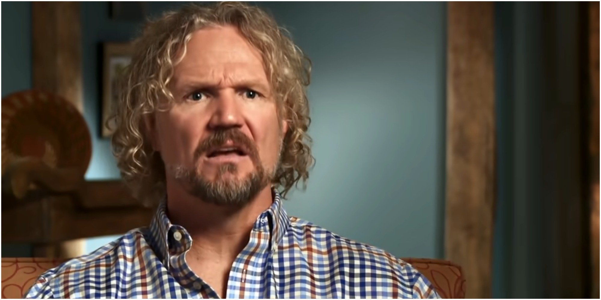 Kody Brown is seated in a confessional interview for "Sister Wives."