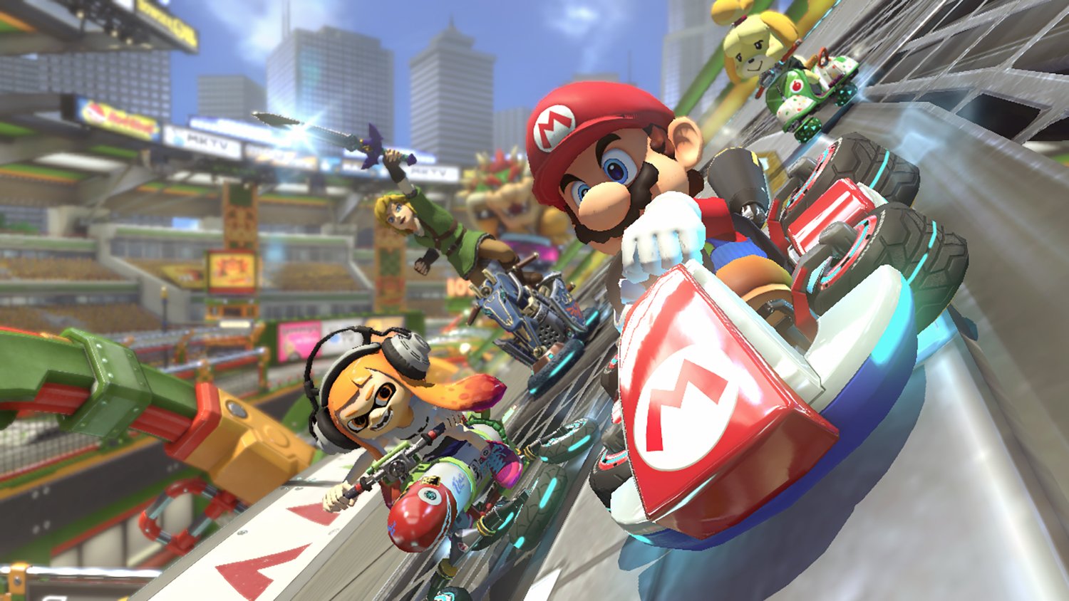 Mario Kart 8 Deluxe, one of the best-selling Nintendo Switch games