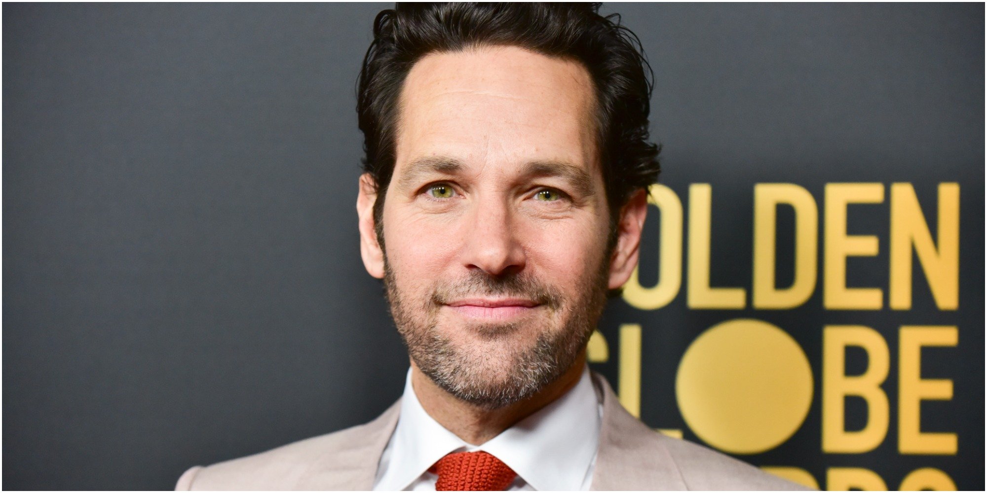 Paul Rudd poses on the red carpet.