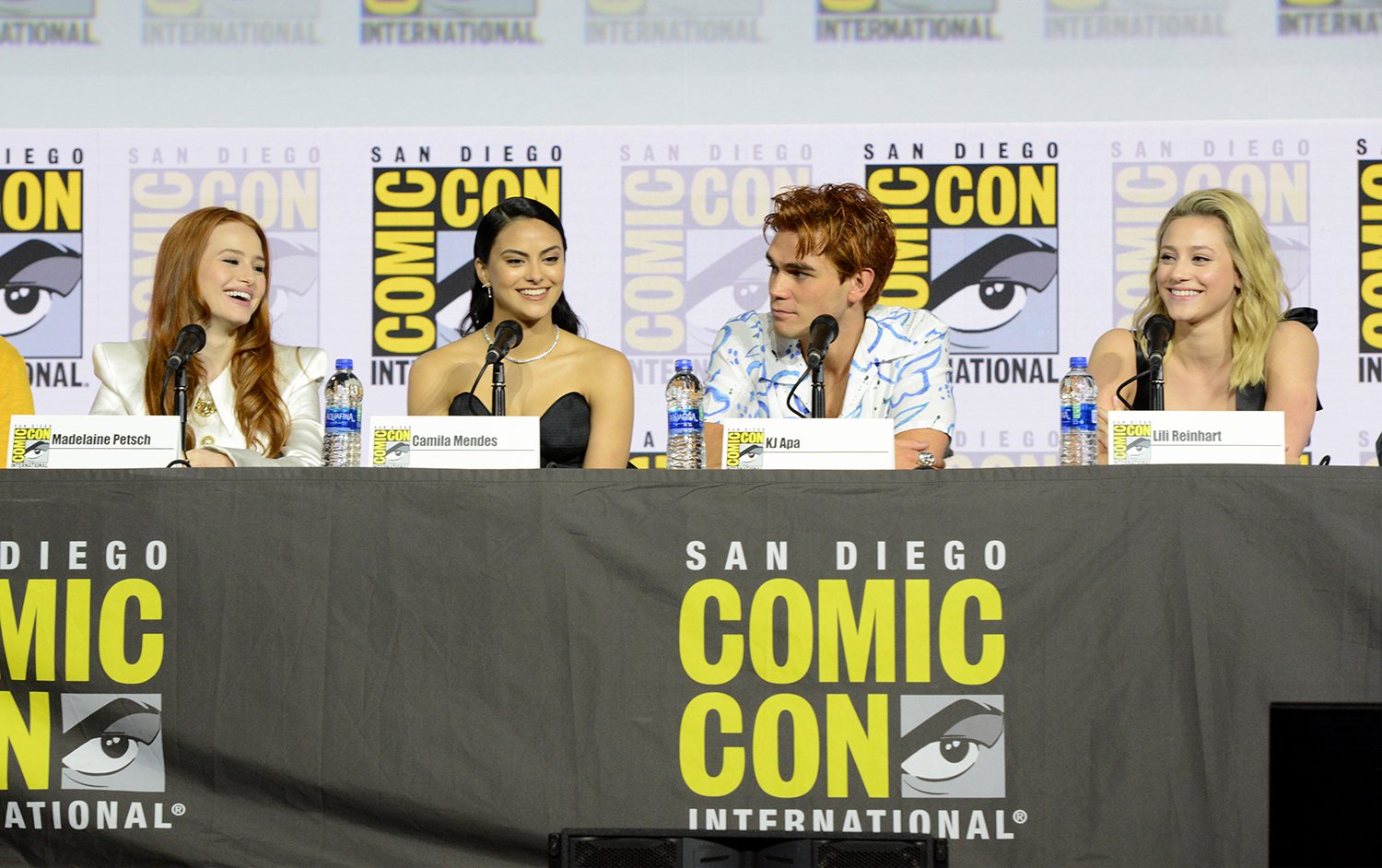 Riverdale Season 6 stars Madelaine Petsch, Camila Mendes, KJ Apa and Lili Reinhart at 2019 Comic-Con International