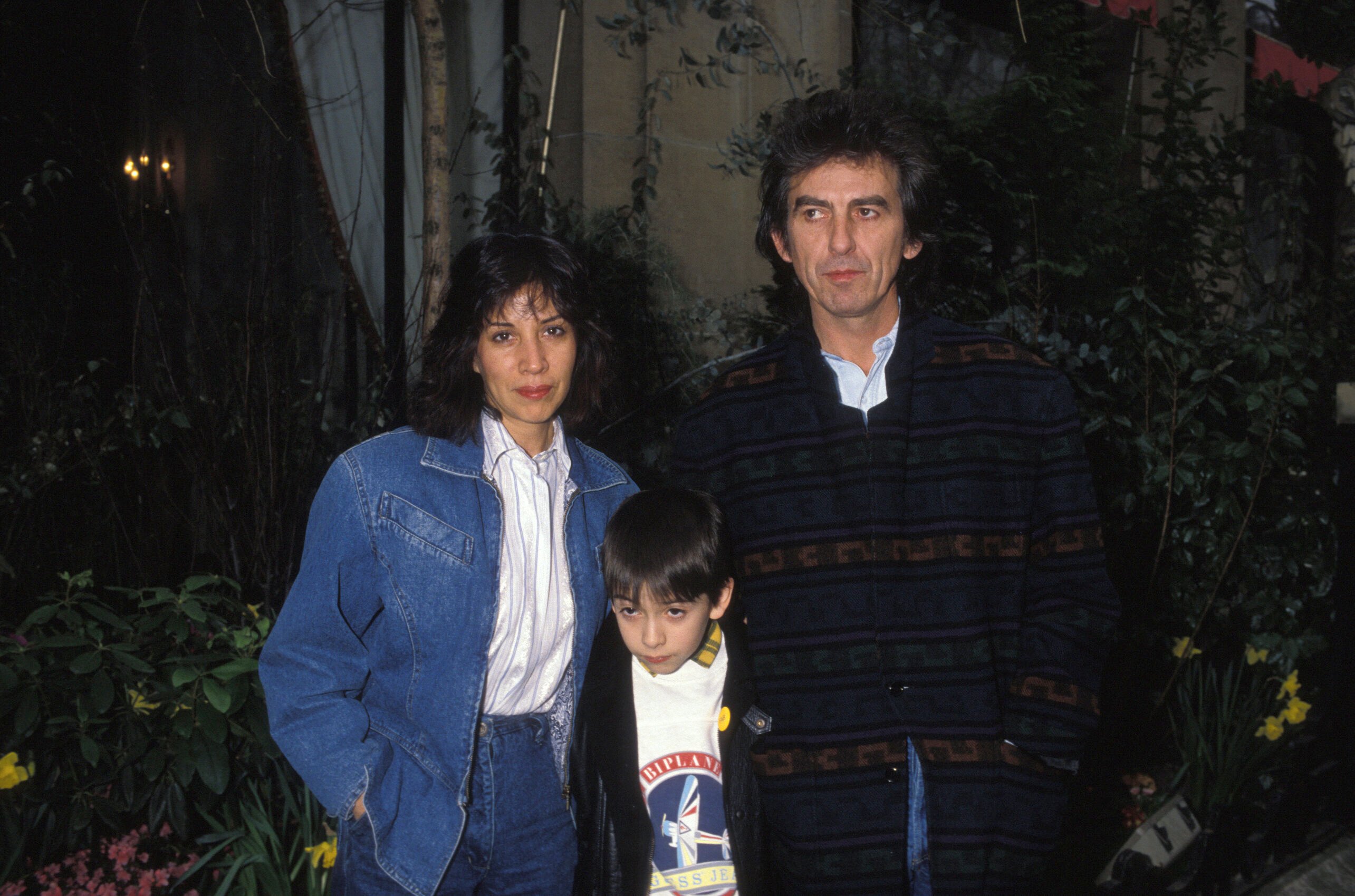 Olivia, Dhani, and George Harrison