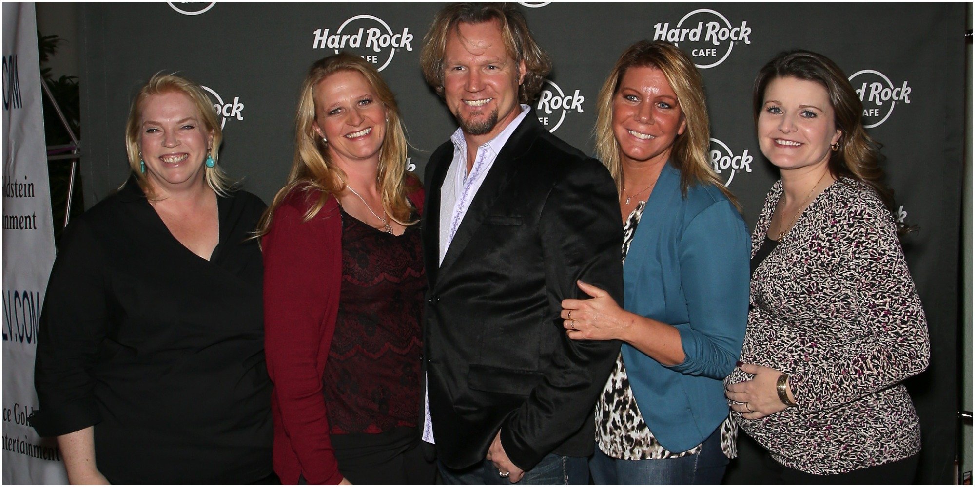 The cast of "Sister Wives" includes Janelle, Christine, Kody, Meri, and Robyn Brown.