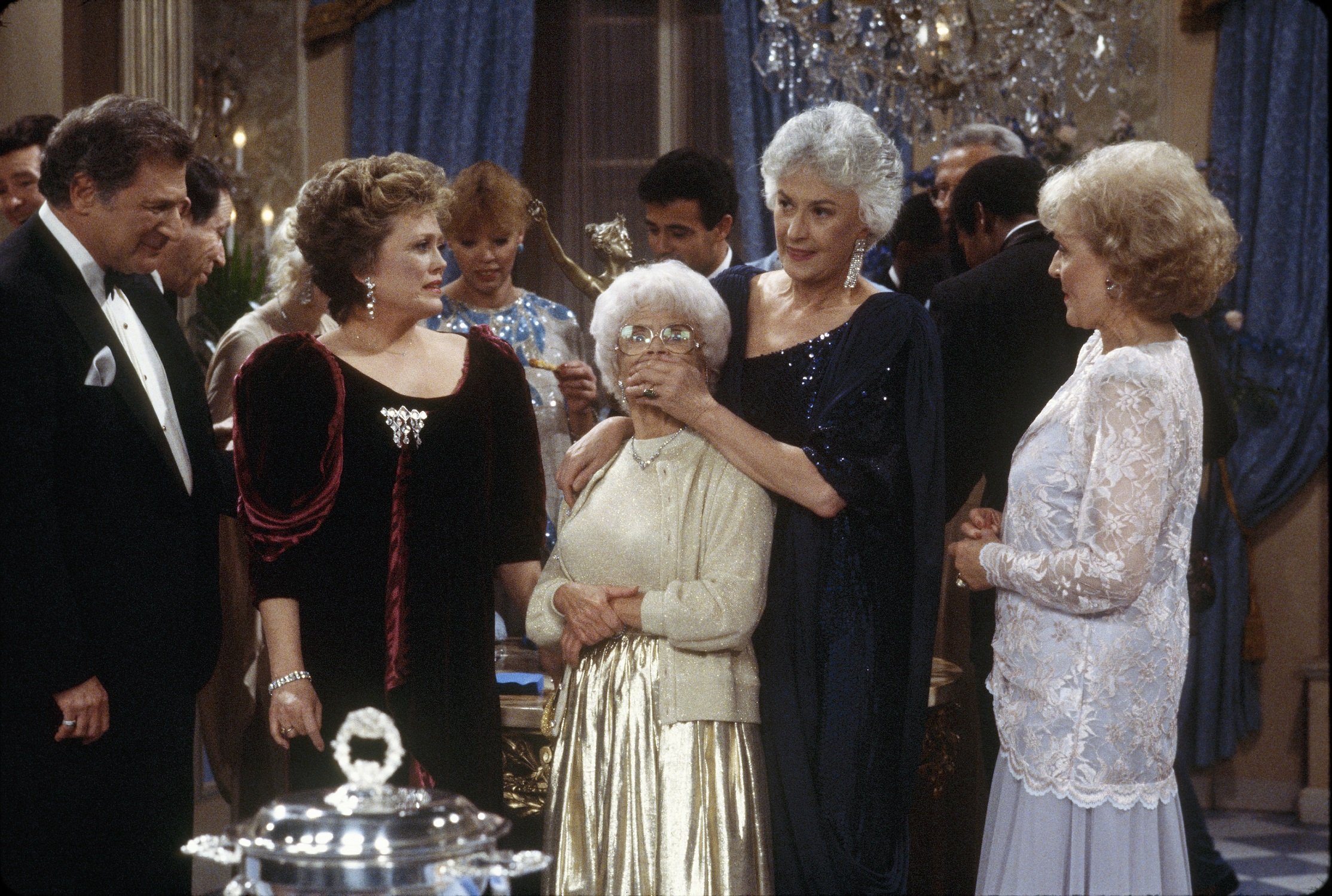 Rue McClanahan, Estelle Getty, Bea Arthur and Betty White appear in an episode of 'The Golden Girls'