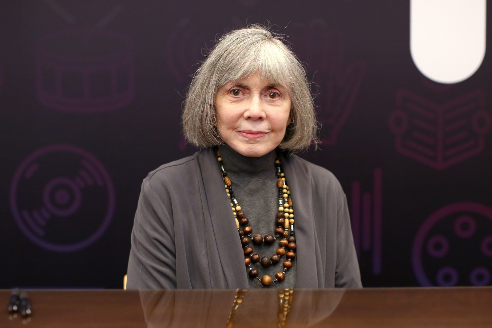 Author Anne Rice attended a book signing during Entertainment Weekly's PopFest