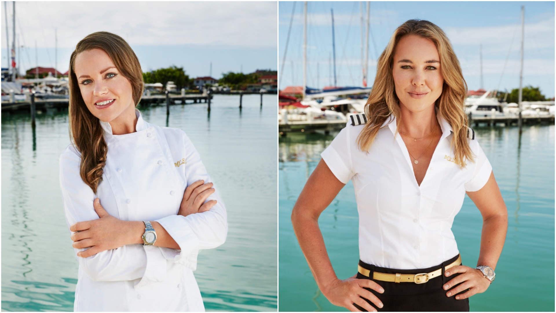 Chef Rachel Hargrove and Francesca Rubi Below Deck cast photos