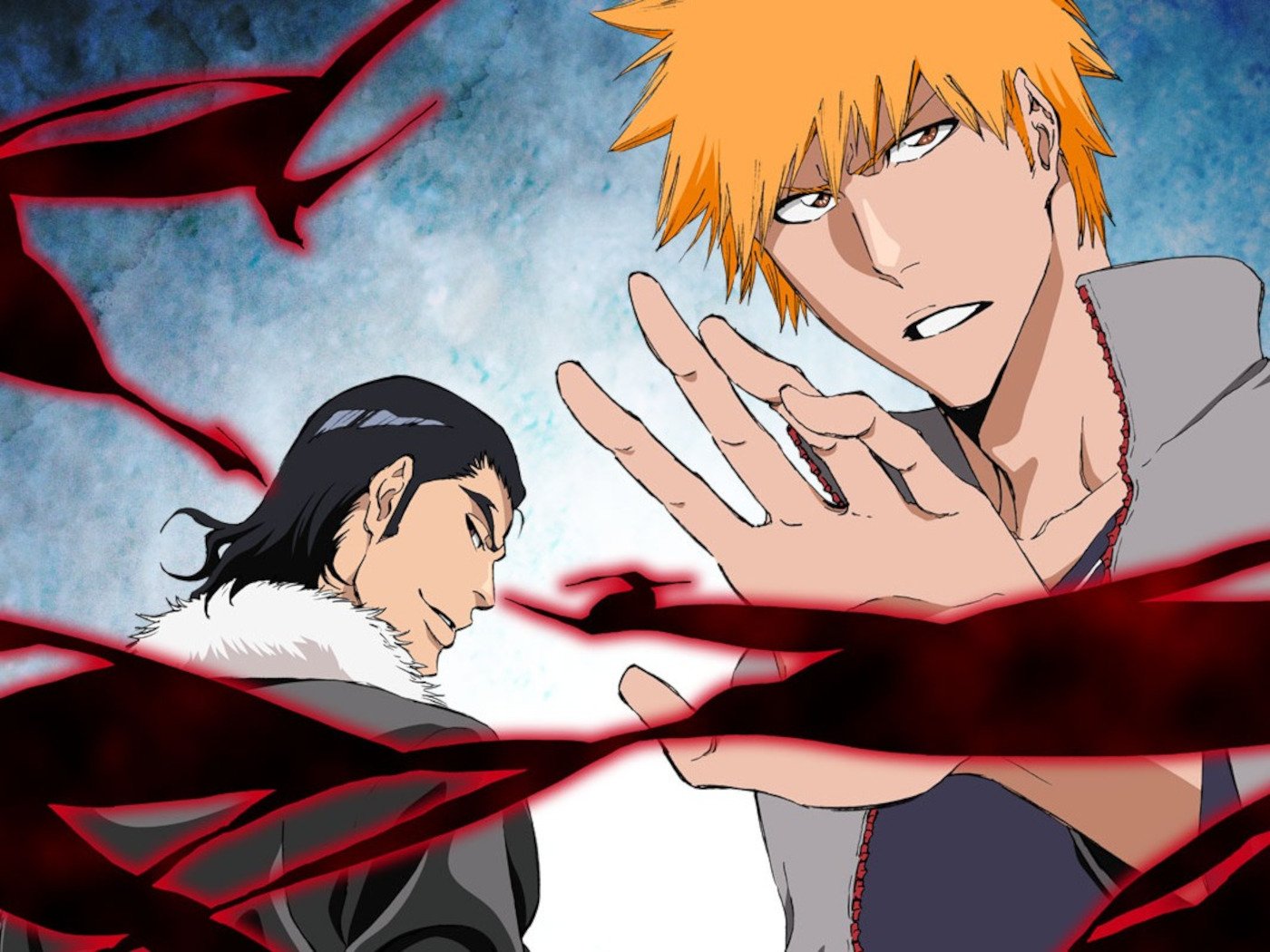 Key art for 'Bleach,' which returns in 2022. It features Ichigo Kurosaki.