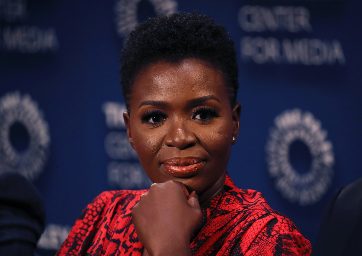 'Bob Hearts Abishola' actor Folake Olowofoyeku accent speaks at The Paley Center for Media's 2019 PaleyFest Fall TV Previews