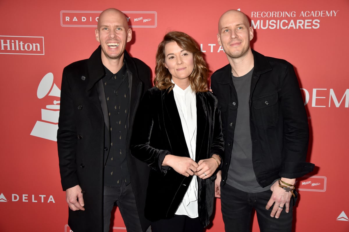Brandi Carlile, Tim Hanseroth, and Phil Hanseroth attend MusiCares Person of the Year honoring Fleetwood Mac at Radio City Music Hall on January 26, 2018 in New York City