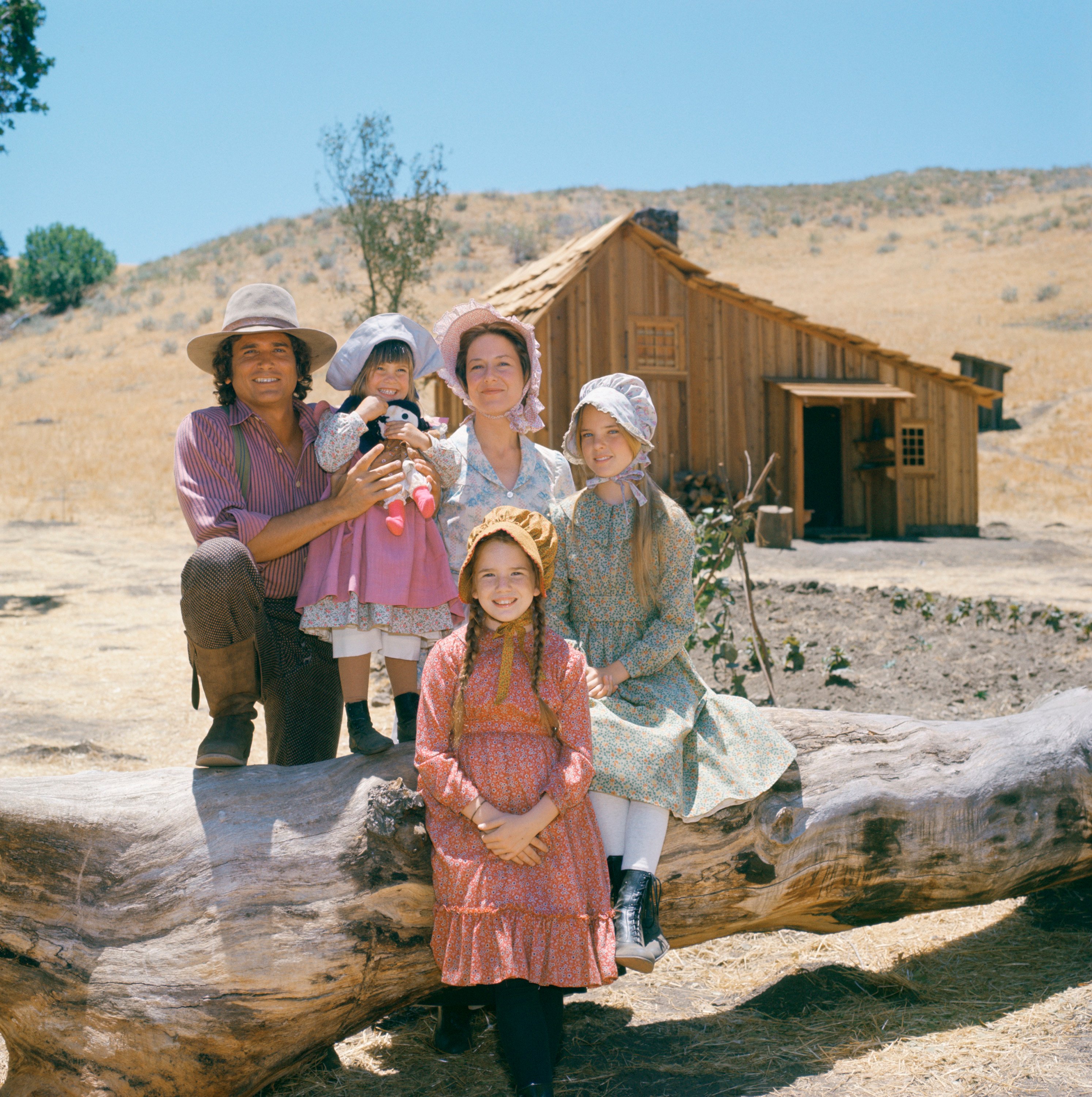 Michael Landon, Lindsay/ Sydney Greenbush, Karen Grassle, Melissa Sue Anderson, Melissa Gilbert of 'Little House on the Prairie' 