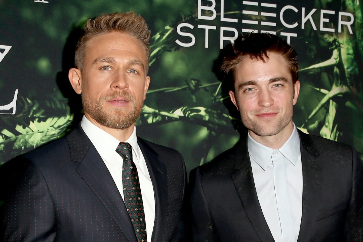 Charlie Hunnam and Robert Pattinson attend the premiere of Amazon Studios' "The Lost City Of Z" at ArcLight Hollywood on April 5, 2017 in Hollywood, California
