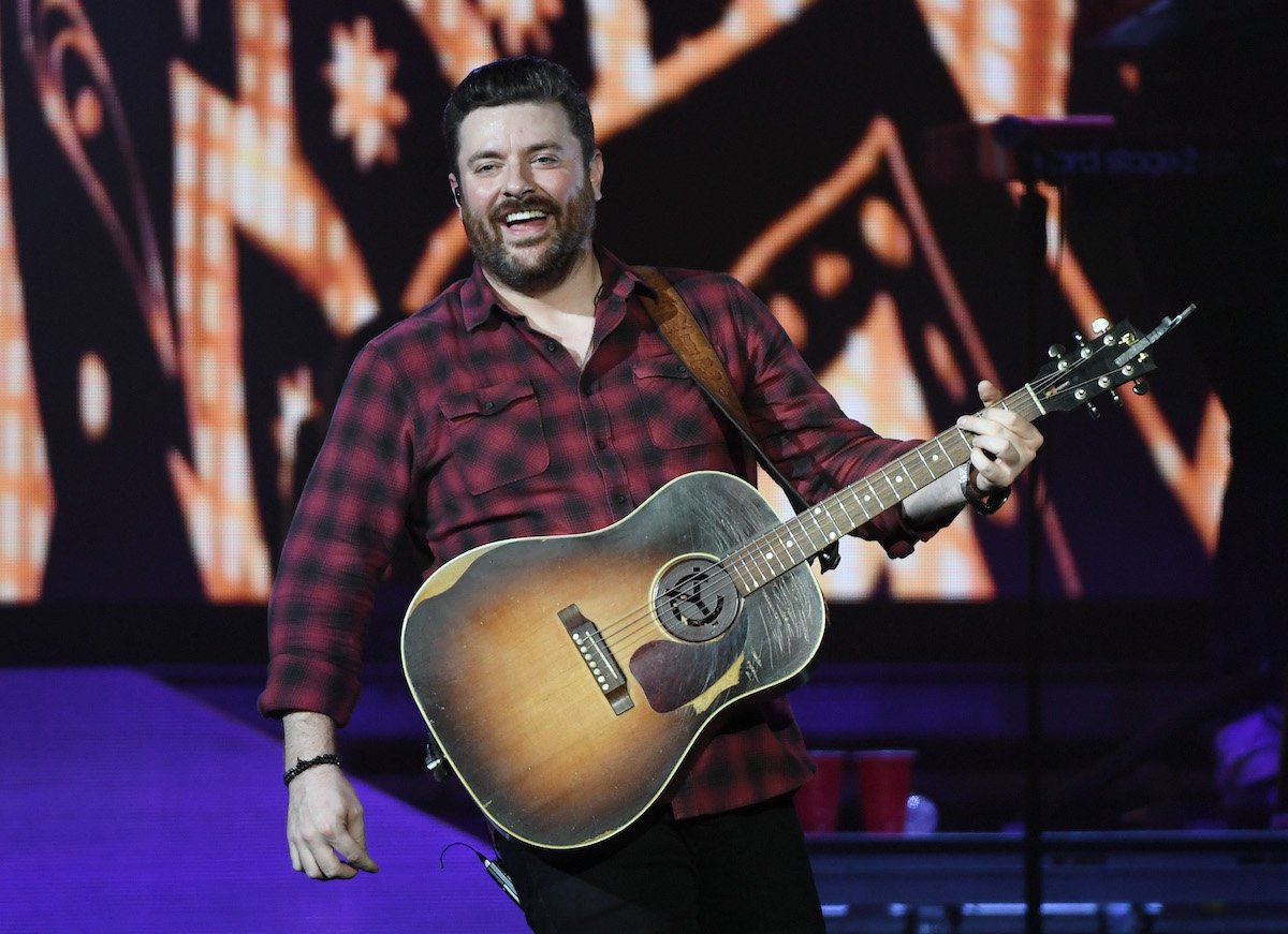 Chris Young performs on the Raised on Country World Tour at MGM Grand Garden Arena on August 17, 2019, in Las Vegas