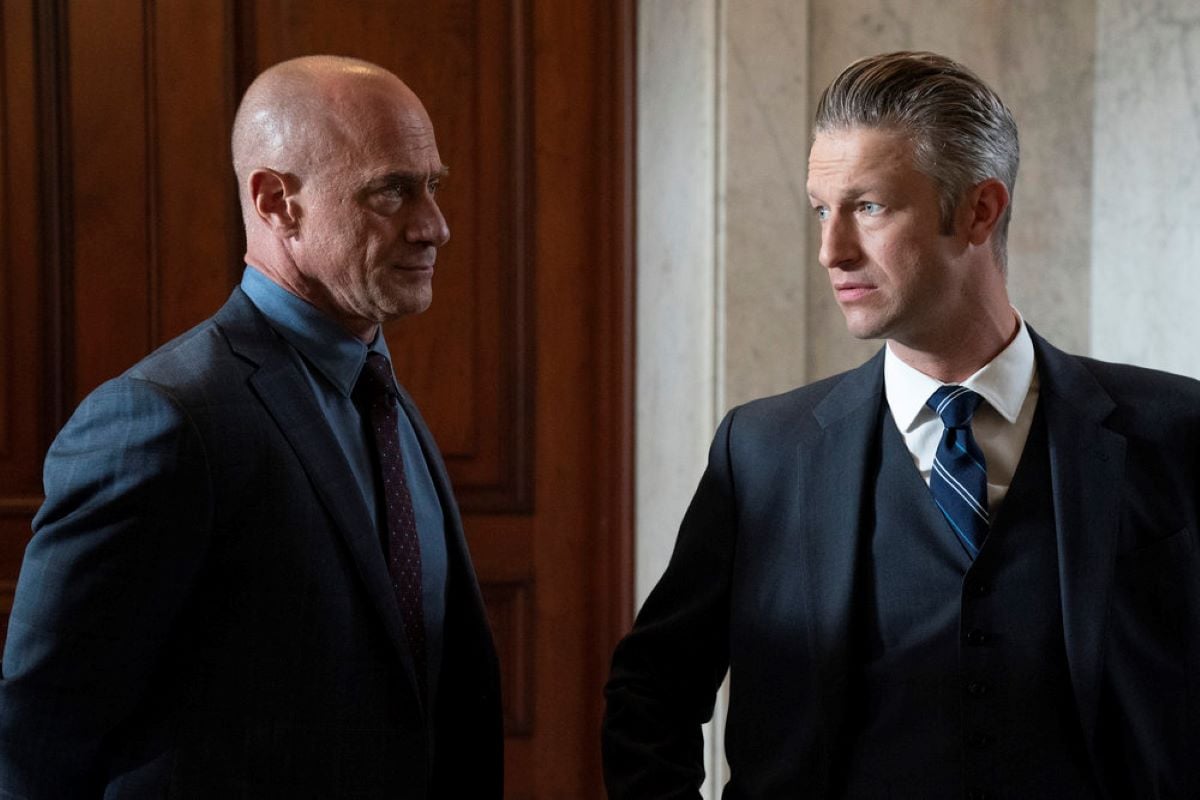 Christopher Meloni and Peter Scanavino in 'Law & Order SVU'