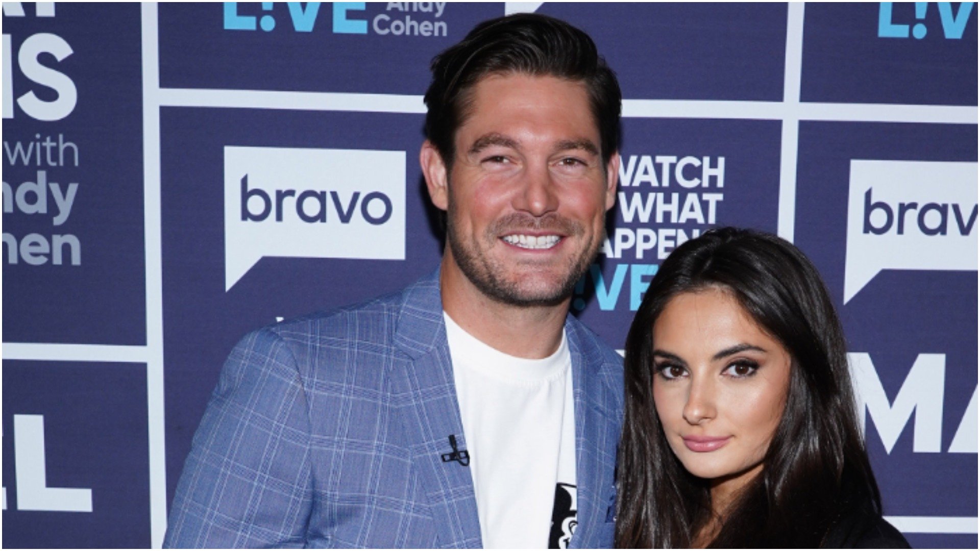 Craig Connover from Southern Charm and Paige DeSorbo from Summer House at WWHL