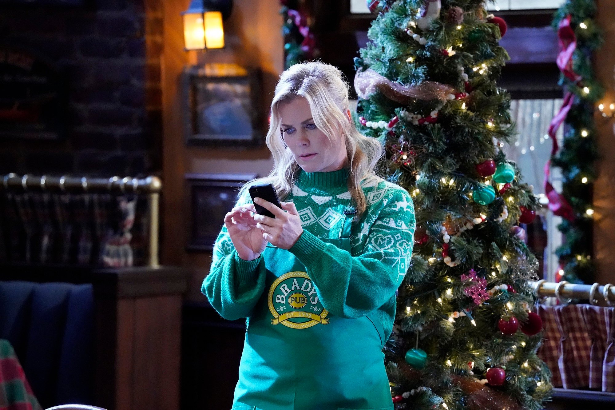 Days of Our Lives weekly recap focuses on Sami, pictured here in a green Christmas sweater
