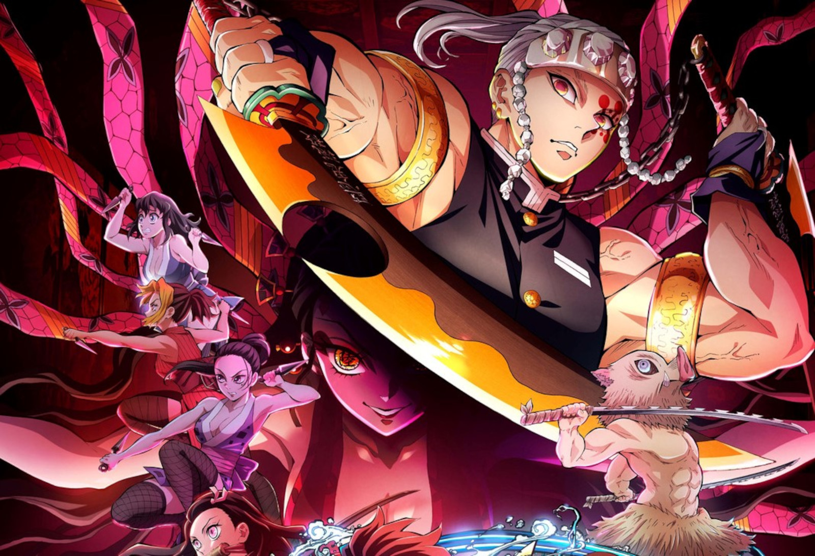 Клинок рассекающий демонов улица красных фонарей. Demon slayer kimetsu no yaiba игра. Клинок рассекающий демонов квартал красных субтитры. Клинок рассекающий демонов семья танджиро. Клинок рассекающий демонов тенген.