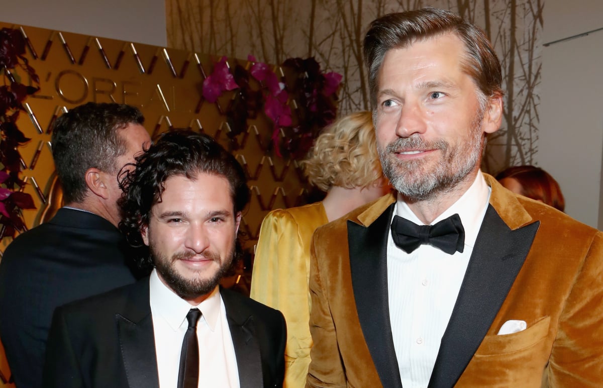 Game of Thrones Kit Harington and Nikolaj Coster-Waldau attend IMDb LIVE After The Emmys 2018 on September 17, 2018 in Los Angeles, California