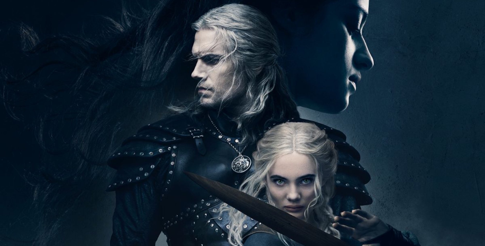 Geralt, Ciri and Yennefer in 'The Witcher' Season 2 poster wearing armor in relation to lack of sex scenes.