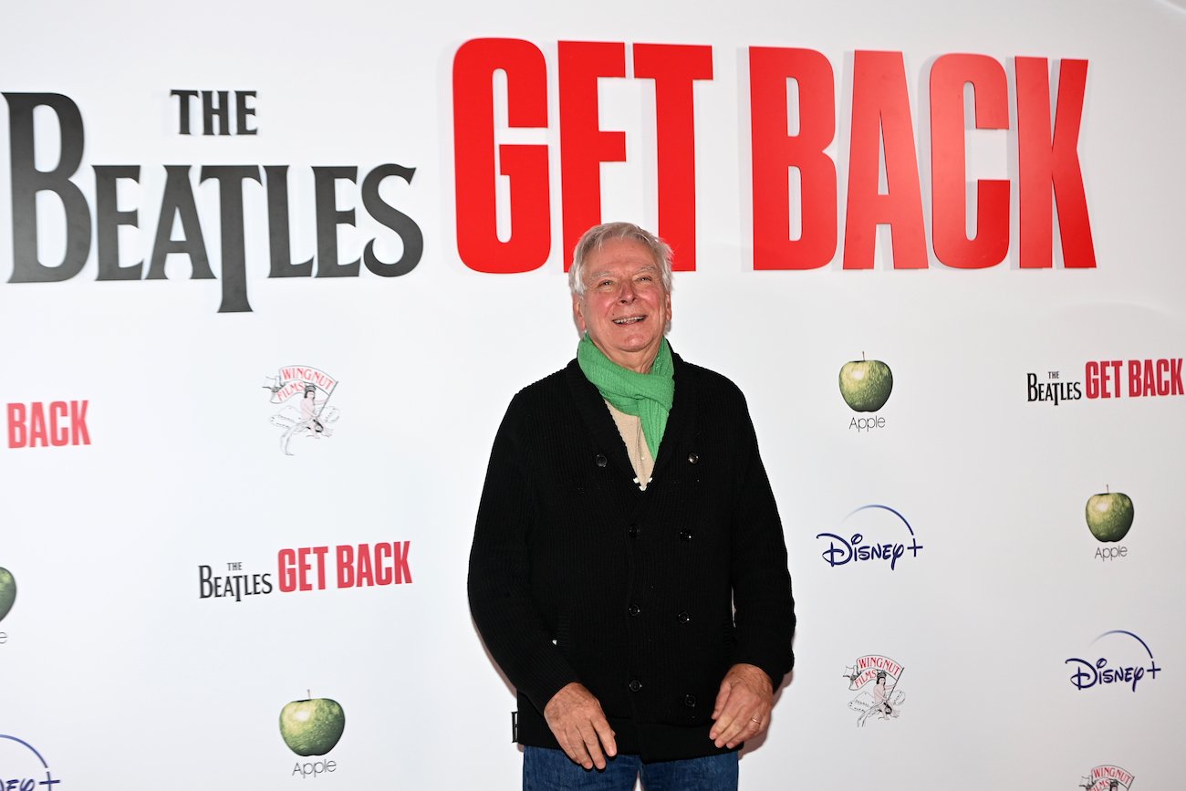 Recording engineer Glyn Johns at the UK premiere of Peter Jackson's 'The Beatles: Get Back.'