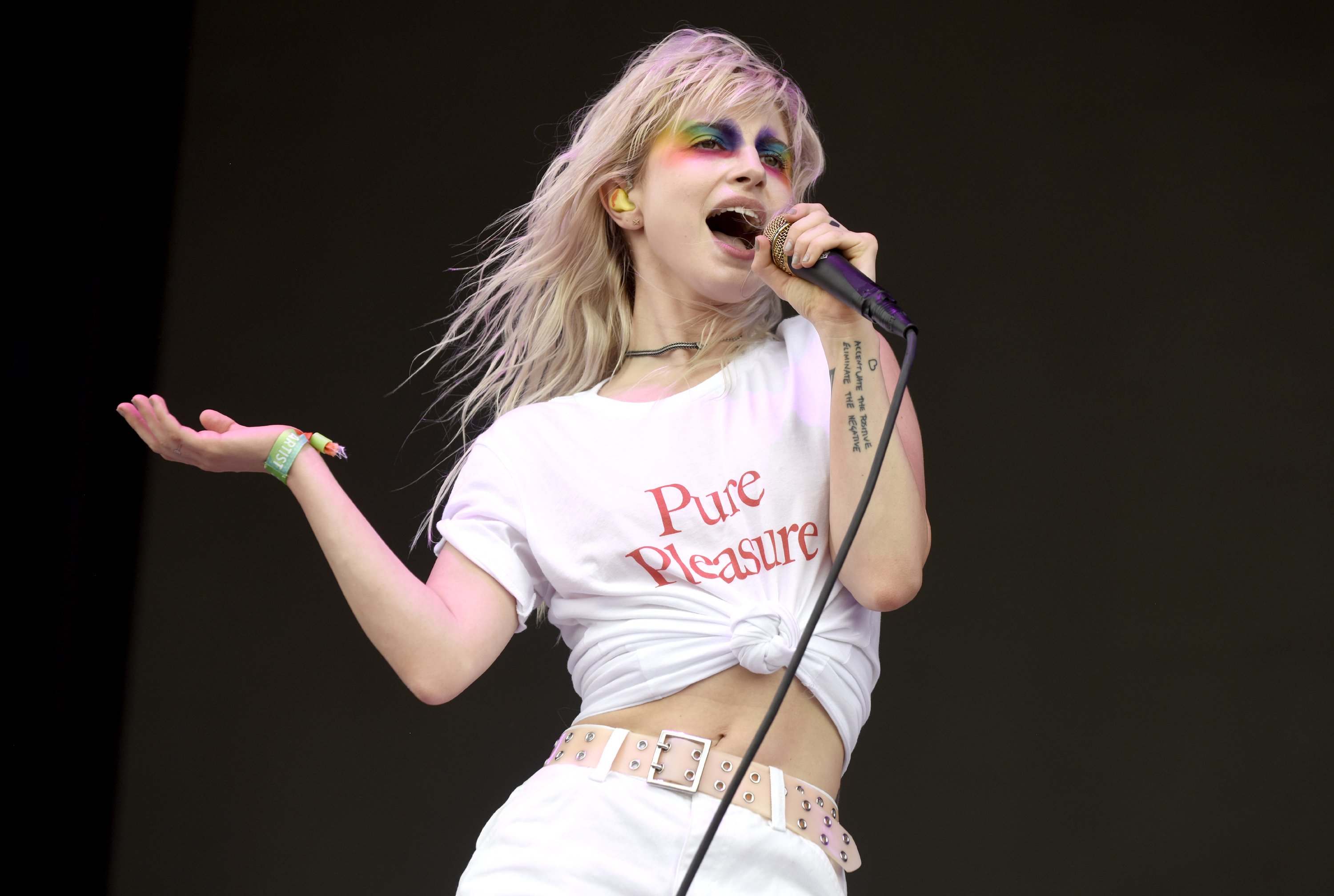 Hayley Williams of Paramore performs during the 2018 Bonnaroo Music & Arts Festival